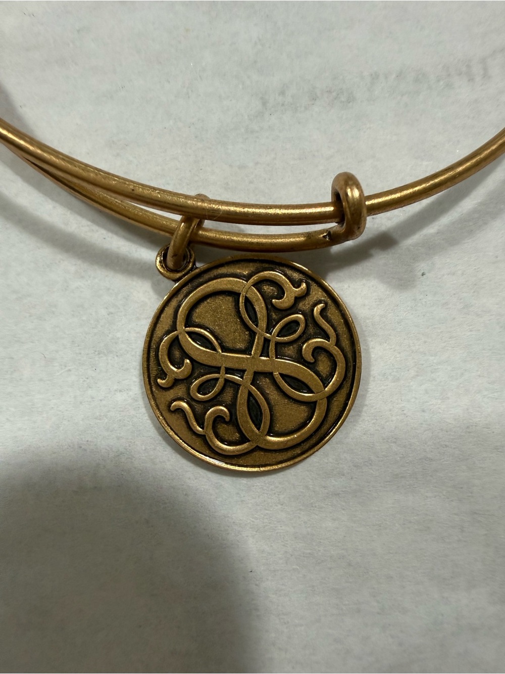 **2/$15 Alex and Ani Path of Life Expandable Bangle Bracelet – Gold Tone